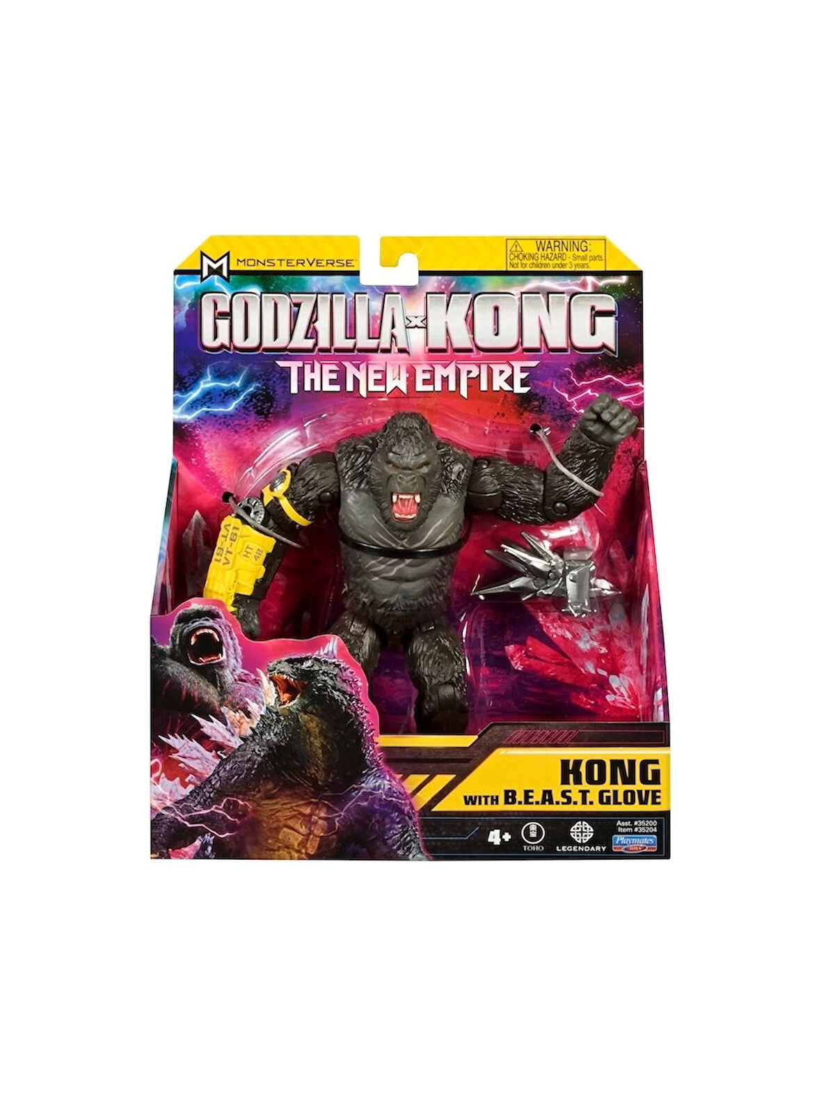 Godzilla ve Kong Aksiyon Figür Kong With B.e.a.s.t. Glove 15 cm