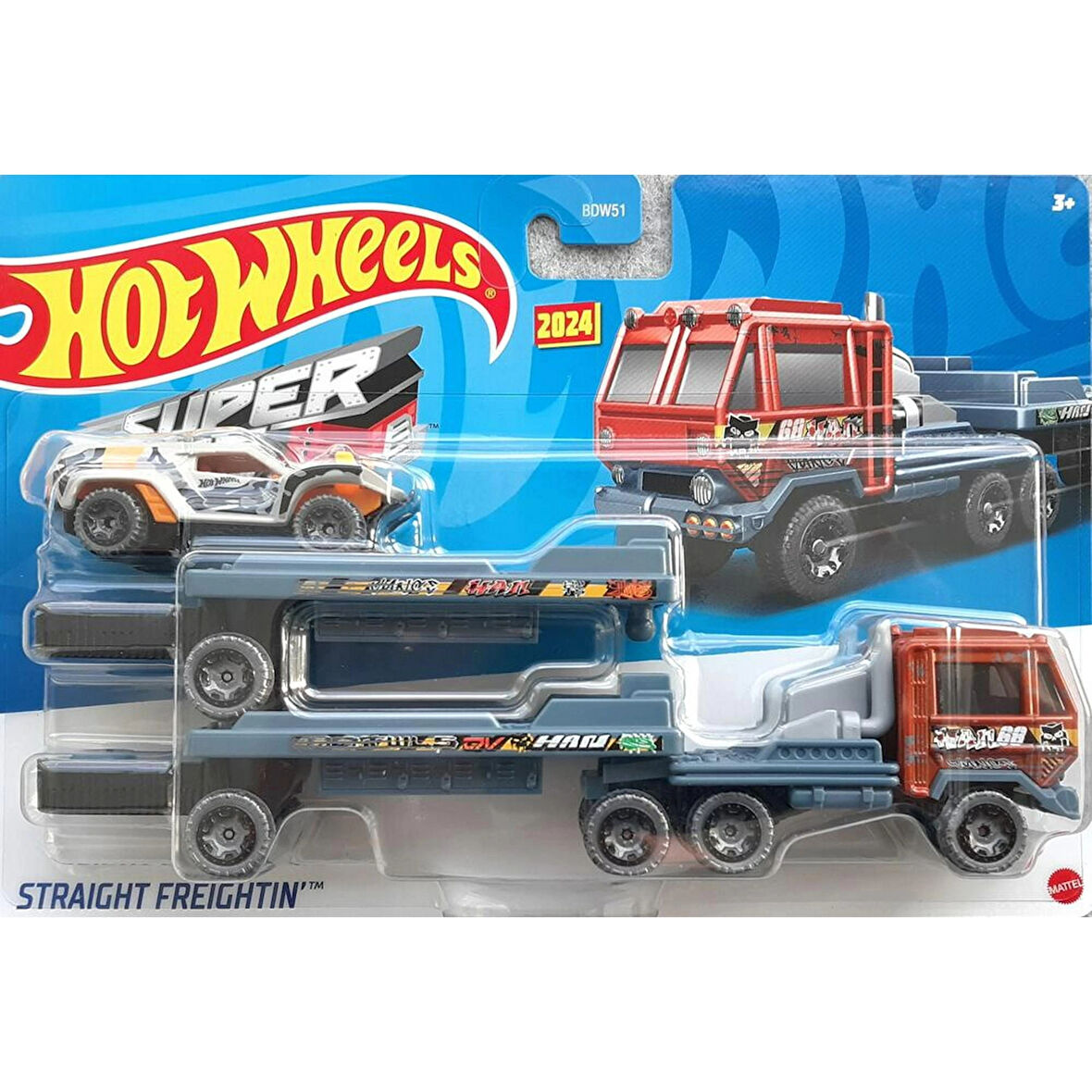 Hot Wheels Taşıyıcı Tırlar Straight Freightin BDW51 - HVD94