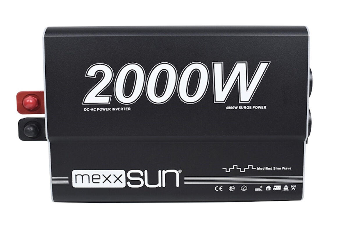 MEXXSUN Modifiye Sinus 12V 2000W İnverter İnvertör