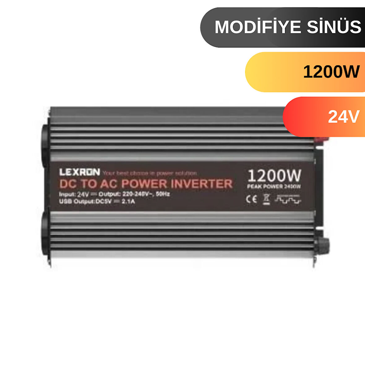 LEXRON 1200 W WATT 24V MODİFİYE SİNUS İNVERTER