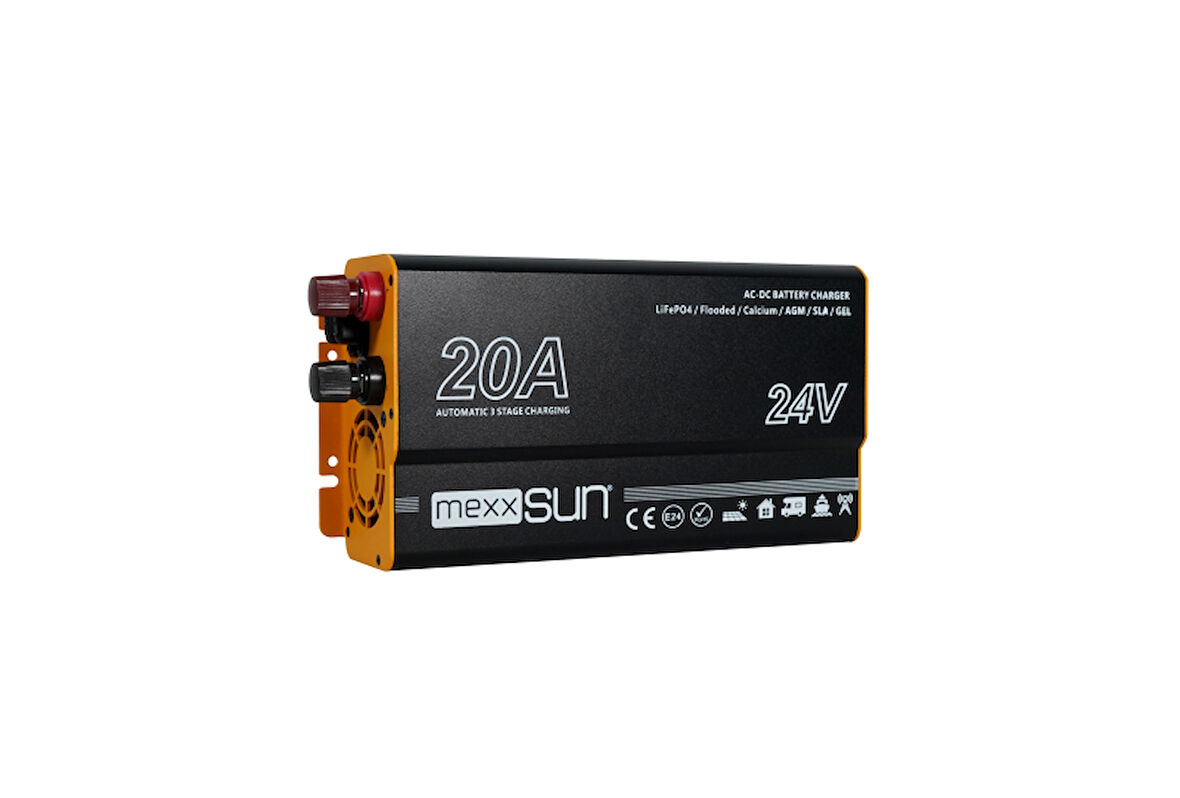 MEXXSUN AC-DC 20 Amper Akü Şarj Cihazı 24V 20A