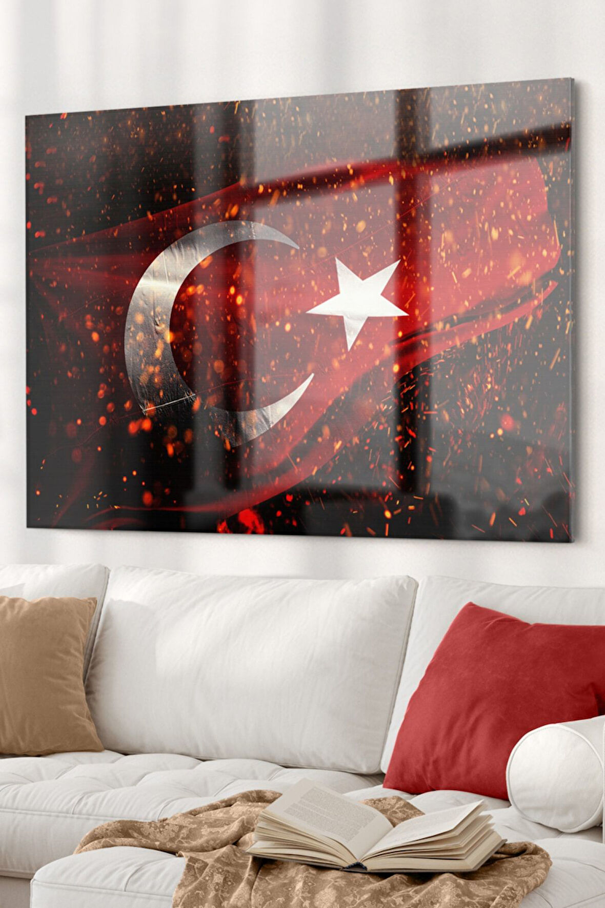 Türk Bayrağı |bayrak Temalı Tablo | 50x70 Cm