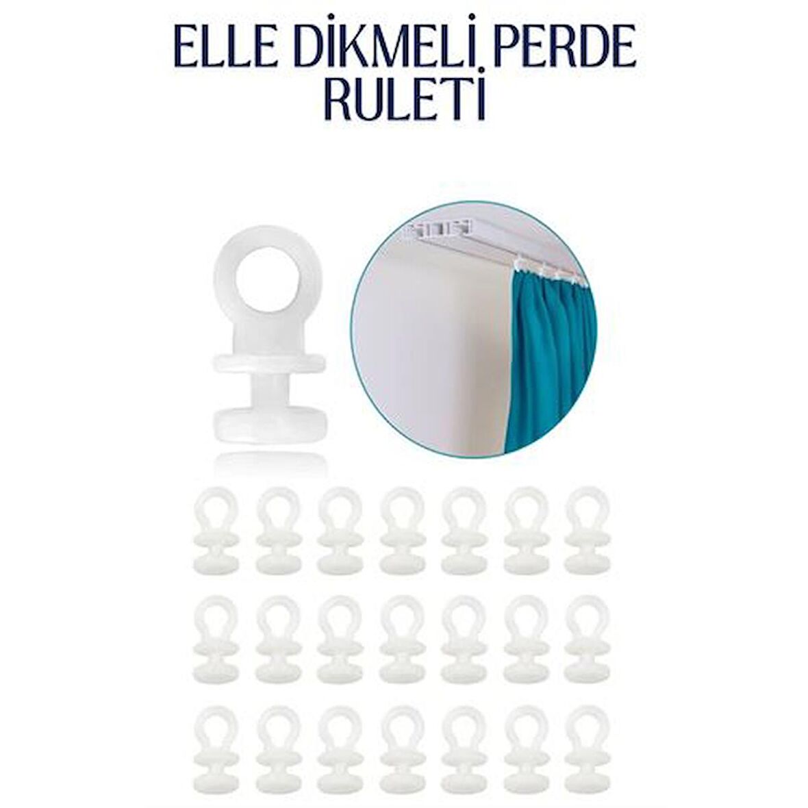 TransForMacion Elle Dikmeli Perde Ruleti 38 ADET 716102