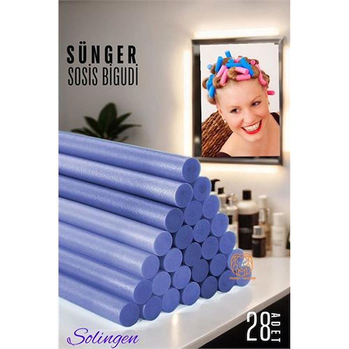 TransForMacion Sünger Sosis Gece Bigudisi 28 adet Solingen 720502