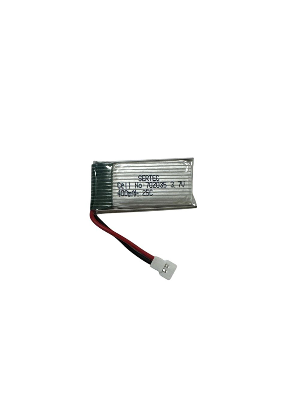 702035 / 3.7V - 400mAh - 25C BEYAZ SOKET