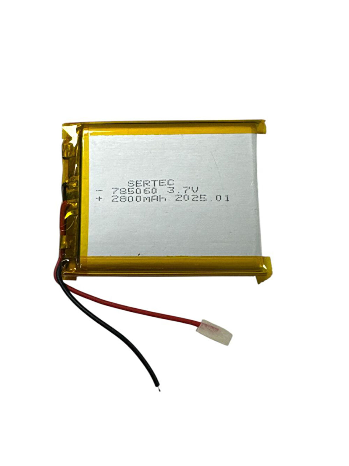 785060 3.7V 2800mAh Li-Polymer Pil Devreli/1.5A