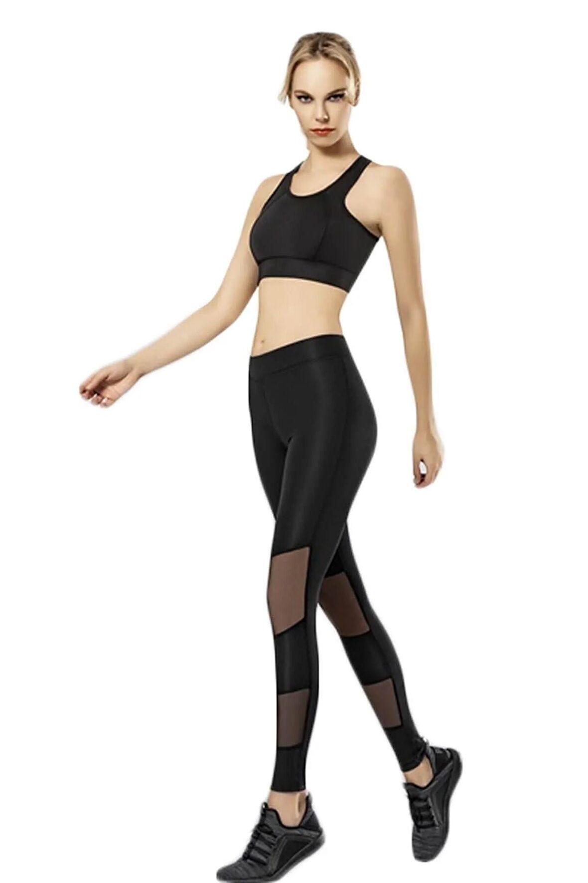 Paristrend Kadın Transparan Detaylı Sporcu Kadın Dalgıç Tayt