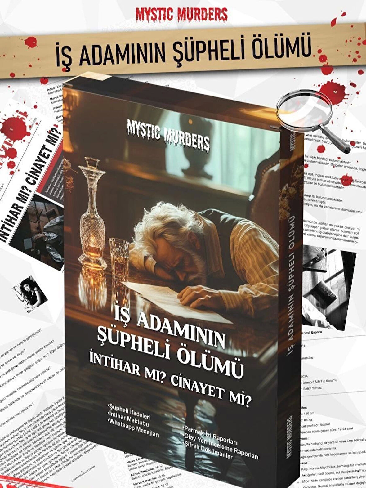 İş Adamının Şüpheli Ölümü Dedektif Oyunu - Dava Çözme Oyunu - Suç Çözme Oyunu - Cinayet Oyunu Cinayet Çözme