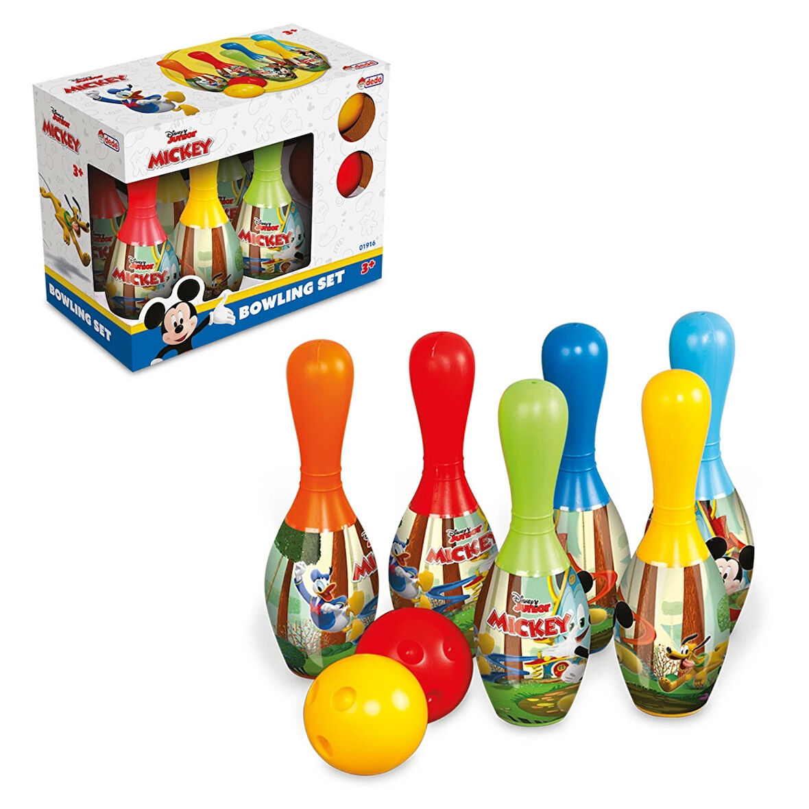 Mickey Mouse Bowling Seti - Spor Oyuncakları - Bovling Seti - Bovling Oyuncak