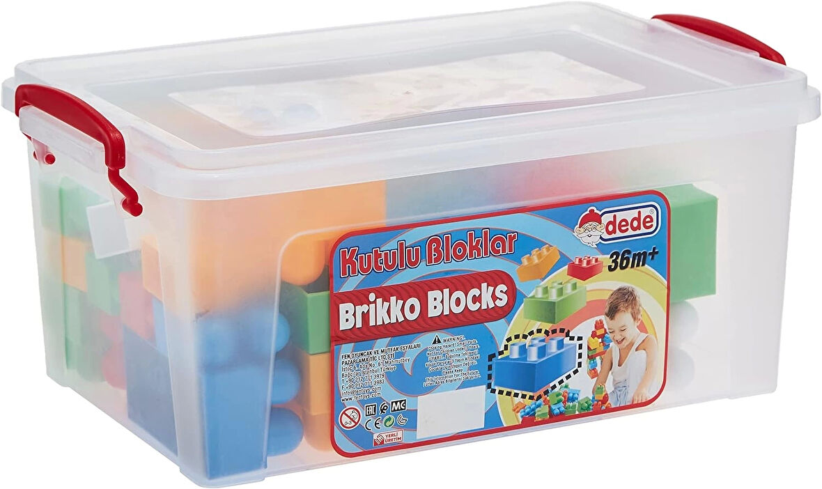 Kutulu Bloklar (58 Parça) - Büyük Parça Lego - Lego Setleri - Bloklar - Bebek Lego