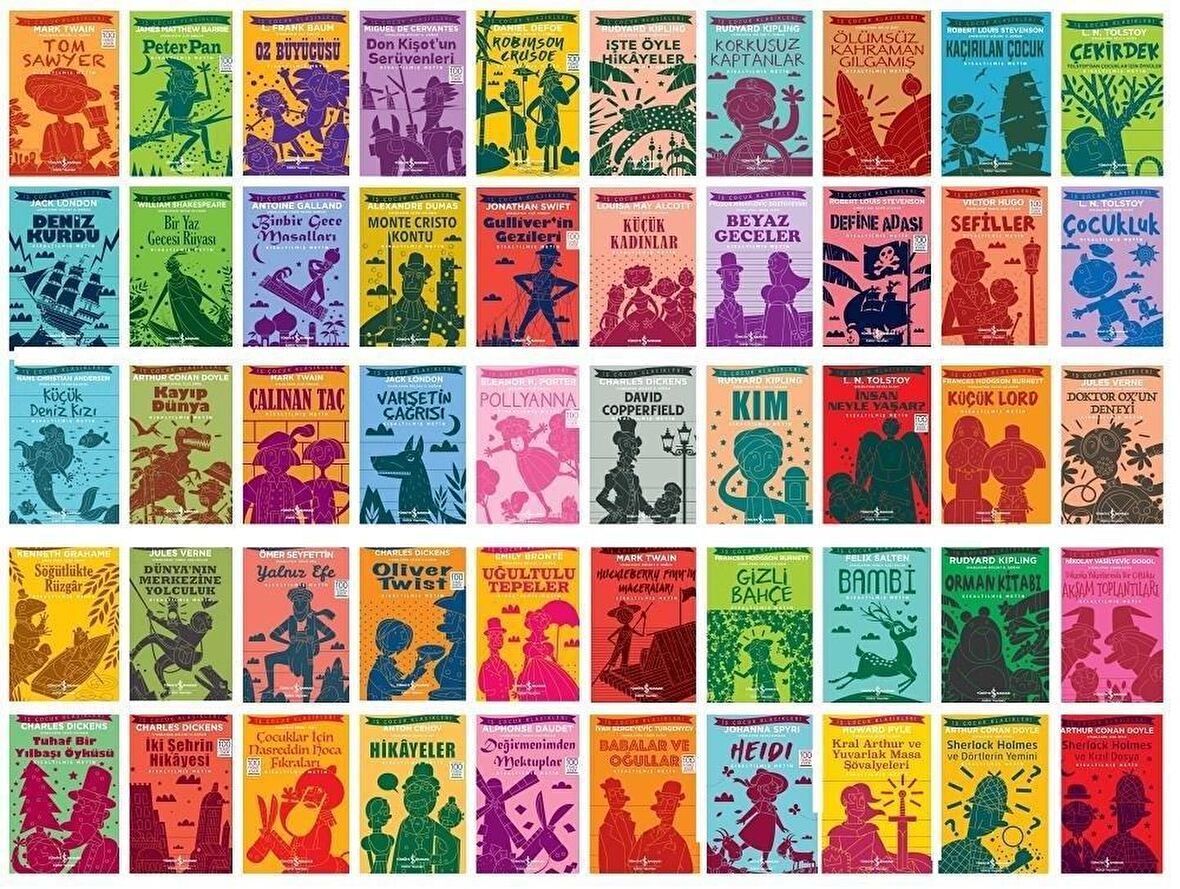 İş Bankası Çocuk Klasikleri Seti 50 Kitap