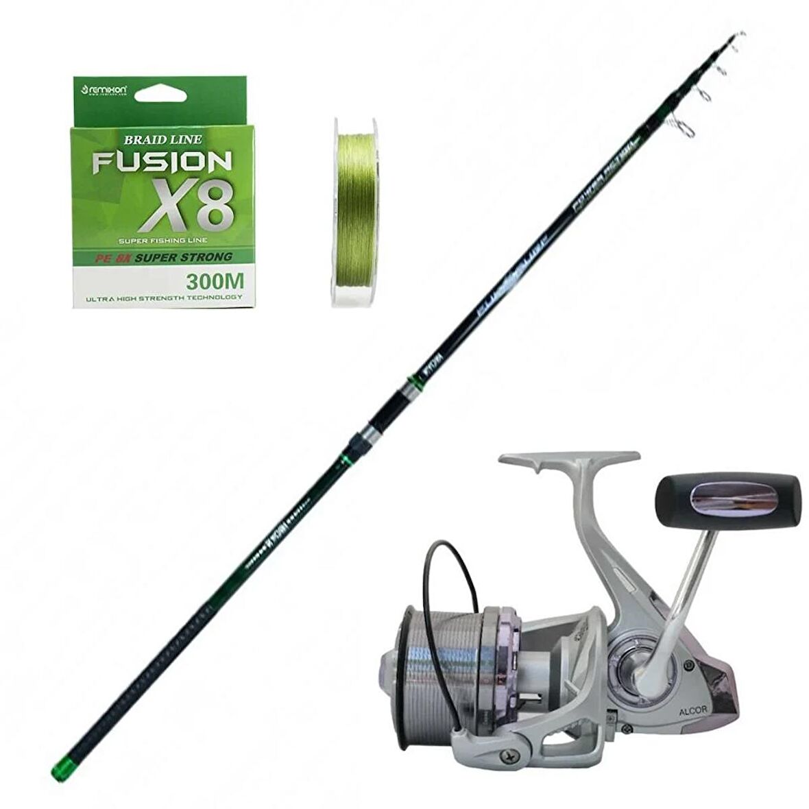 Remixon Alcor 8000 - Ryobi Fukui 425cm 100-250gr Surf Olta Seti