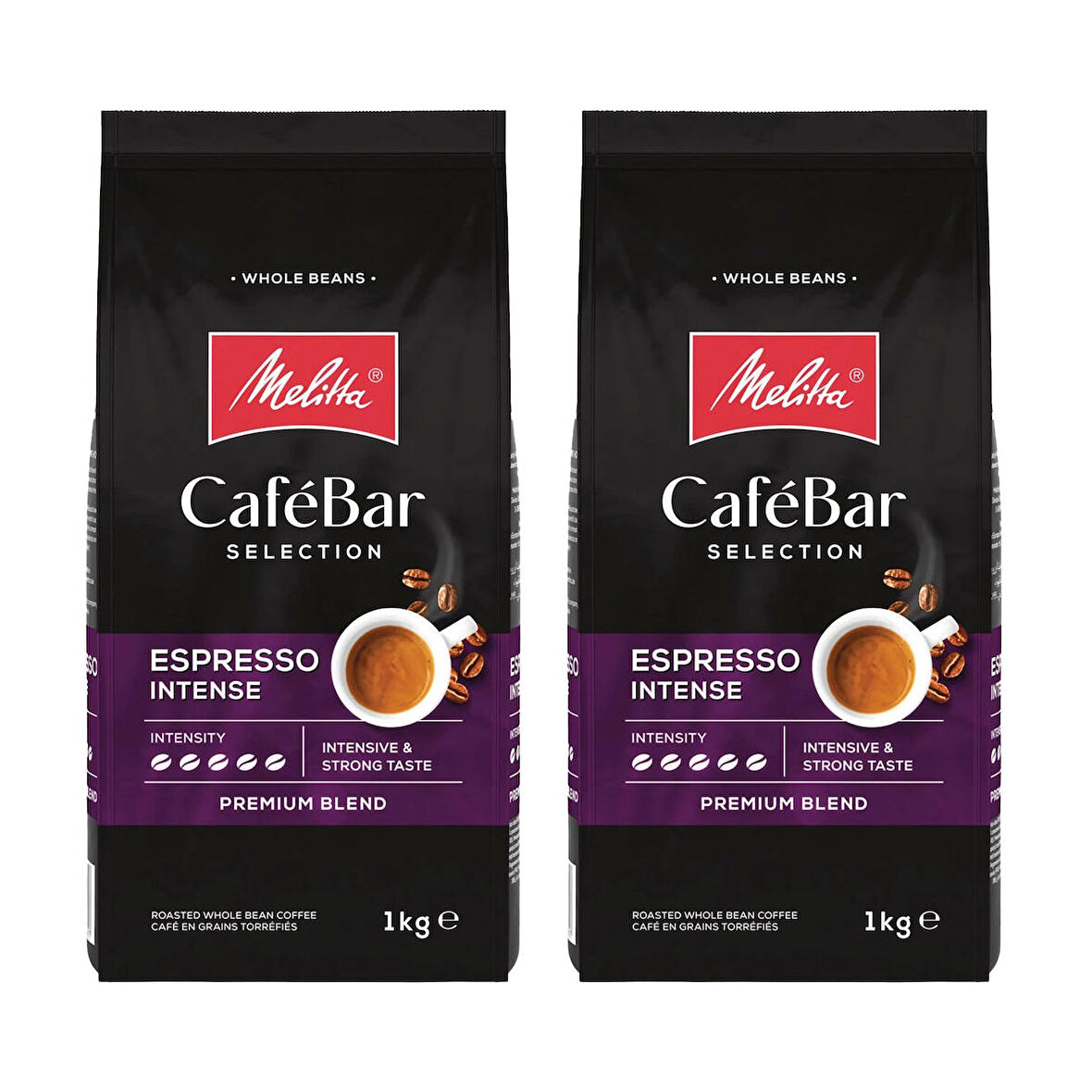 Melitta Cafebar Selection Espresso İntense Çekirdek Kahve 2x1000gr 2'li Set No.5