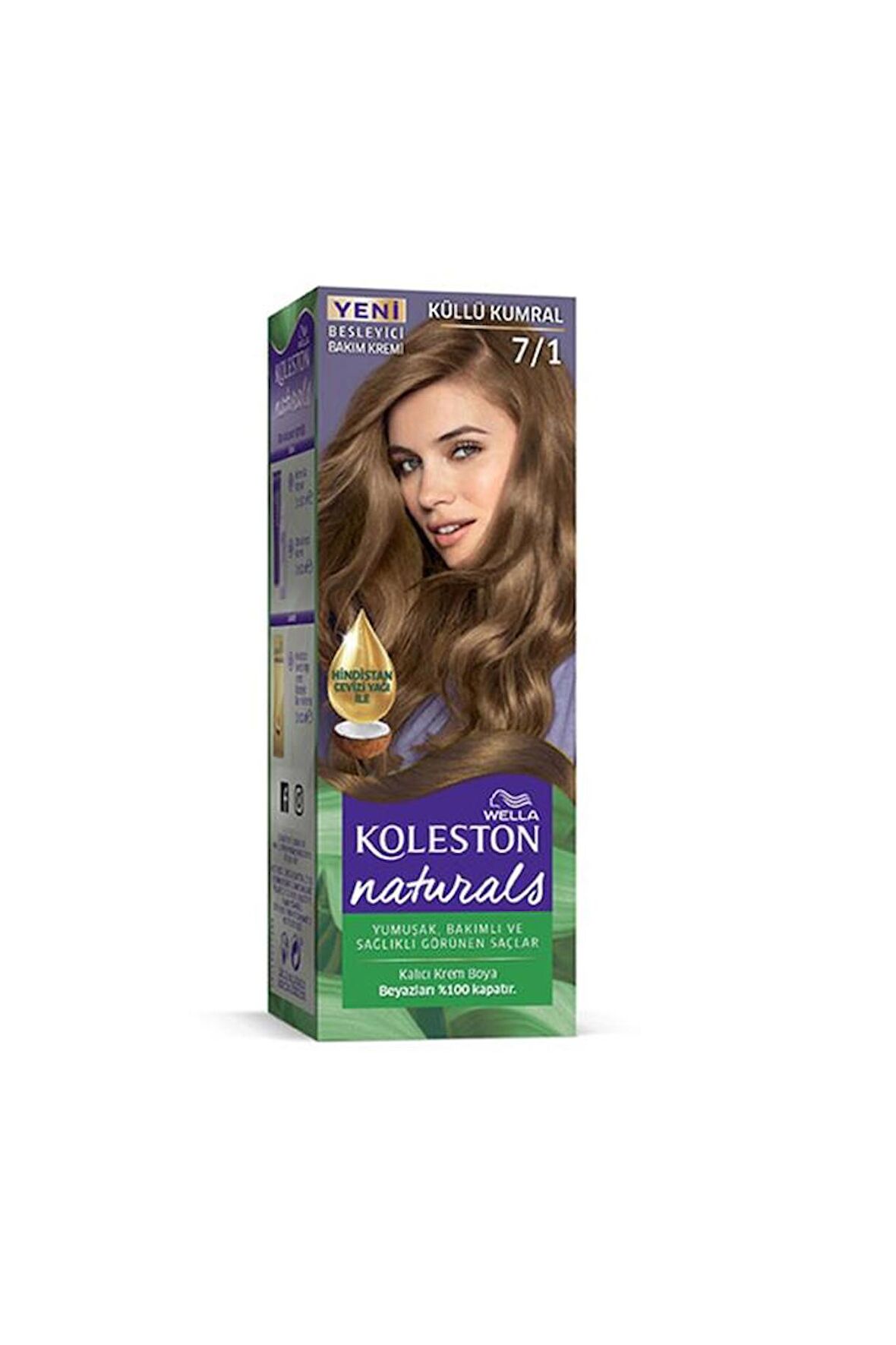 Naturals Saç Boyası Küllü Kumral 7/1 2x Paket