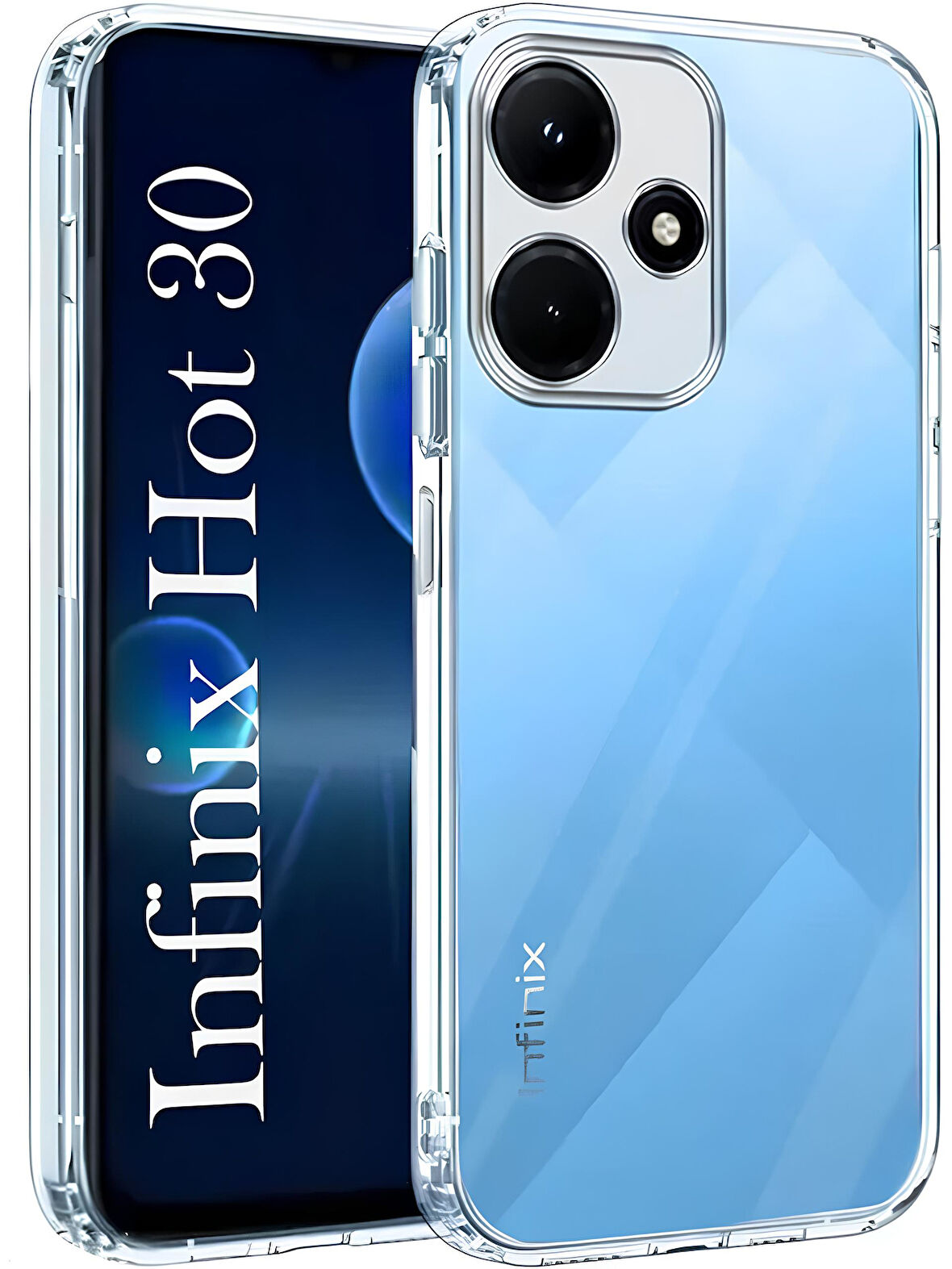 İnfinix Hot 30 Premium Şeffaf Silikon Kılıf