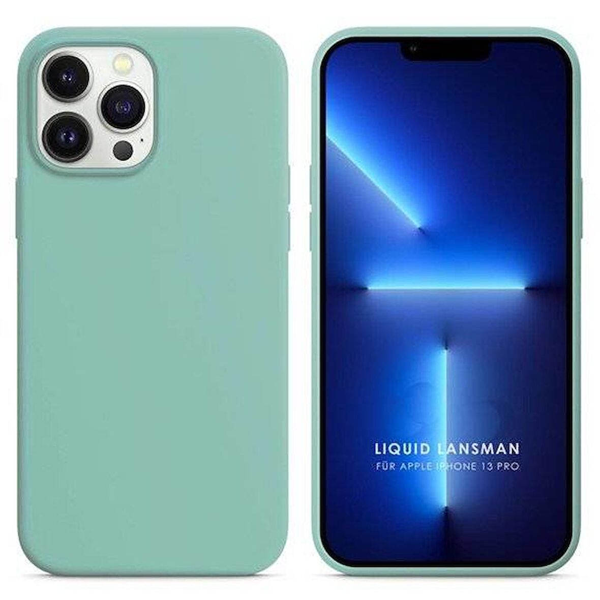 Apple iPhone 15 Pro Max 6.7'' Liquit Lansman Silikon Turkuaz