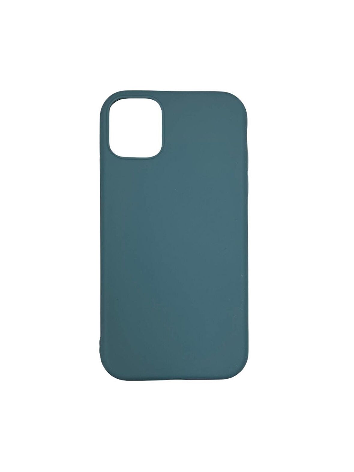 Apple iPhone 15 Plus 6.7'' İnce Mat Silikon Kılıf ElegantYeşil