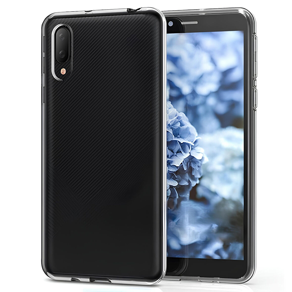 Samsung Galaxy A02 Premium Silikon Kılıf Şeffaf
