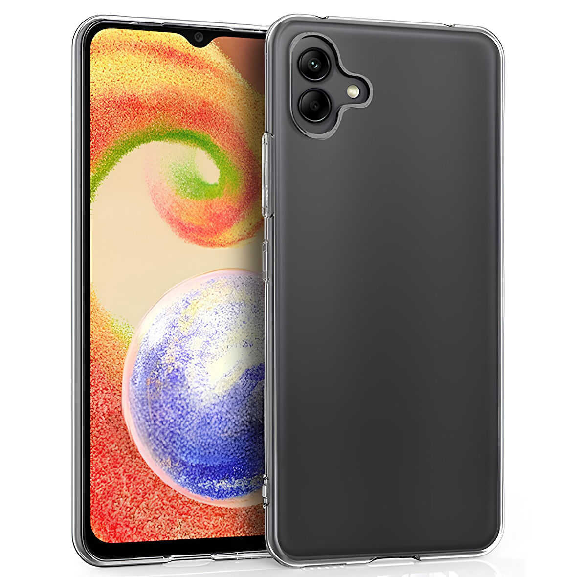 Samsung Galaxy A04e Premium Silikon Kılıf Şeffaf