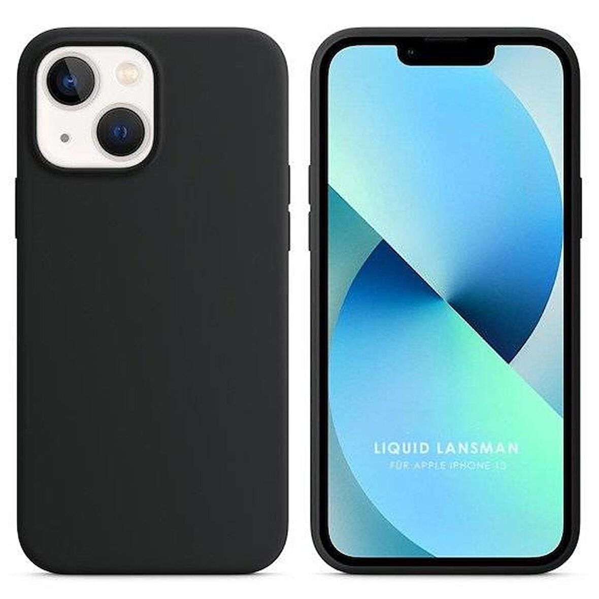 Apple iPhone 14 6.1'' Liquit Lansman Silikon Siyah