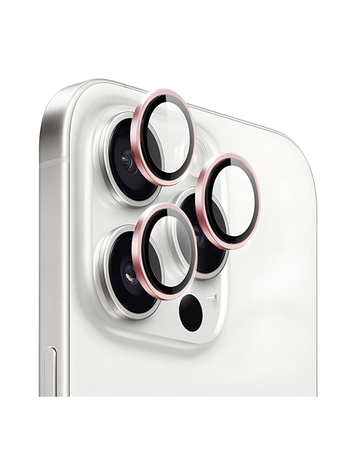 Apple iPhone 16 Pro - Pro Max Metal Çerçeveli Kamera Koruma Lensi