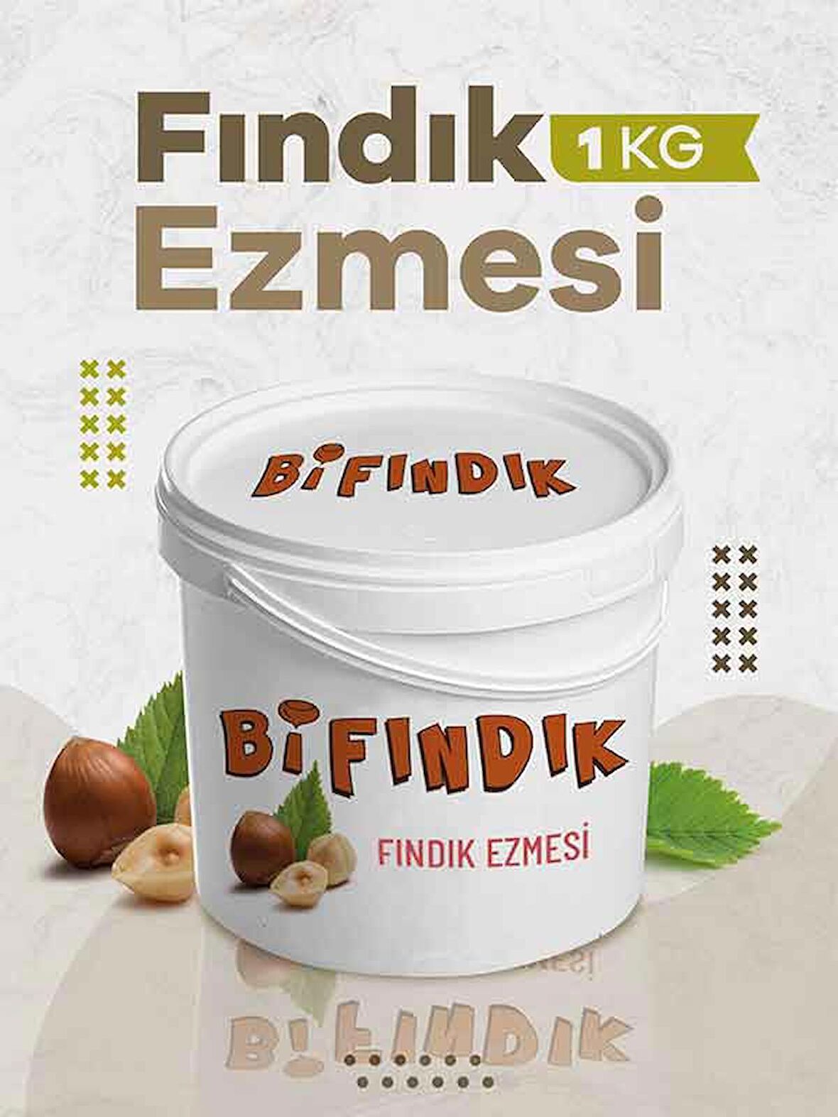 Şekersiz Fındık Ezmesi 1 kg