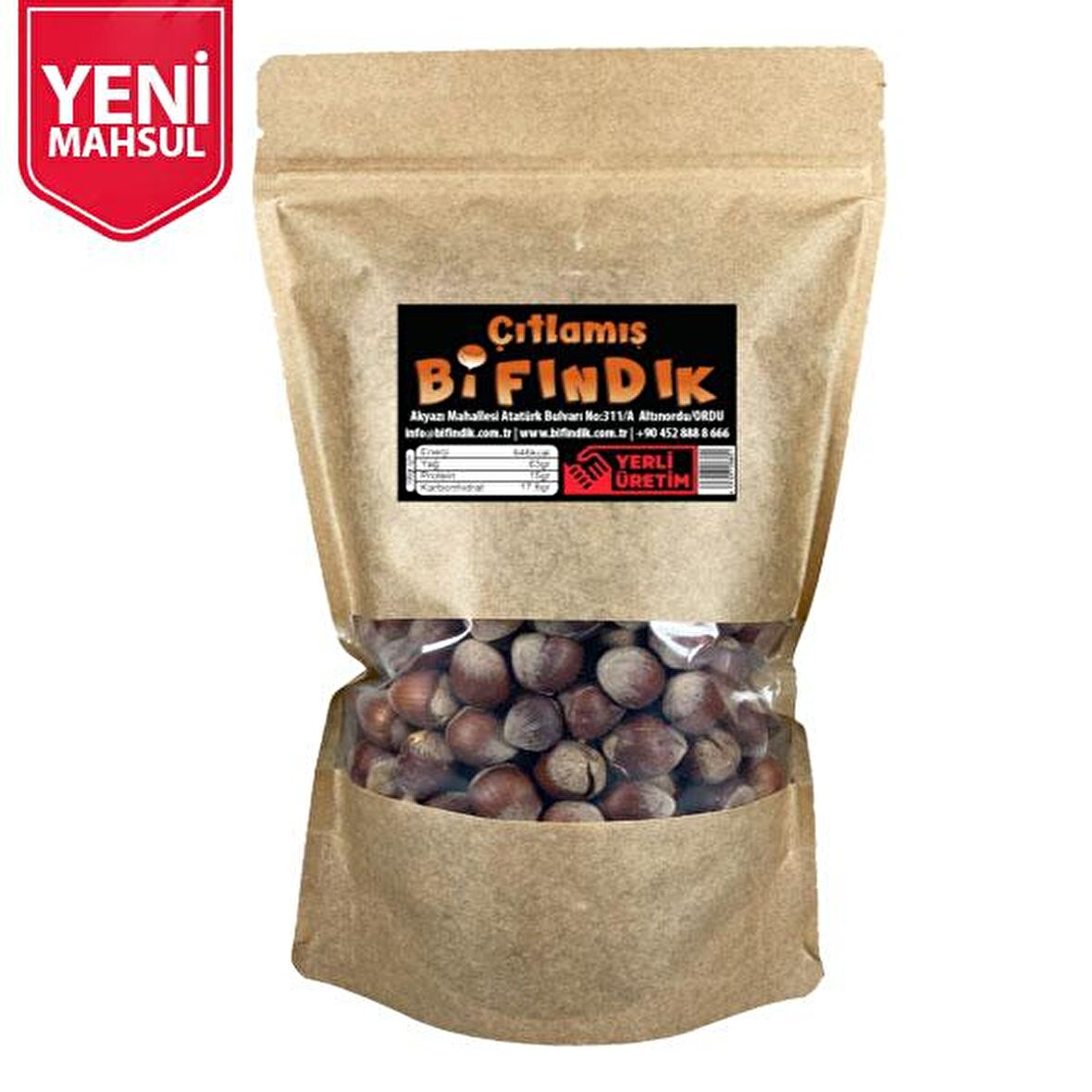 Kabuğunda Kavrulmuş Çıtlamış Fındık 100 g