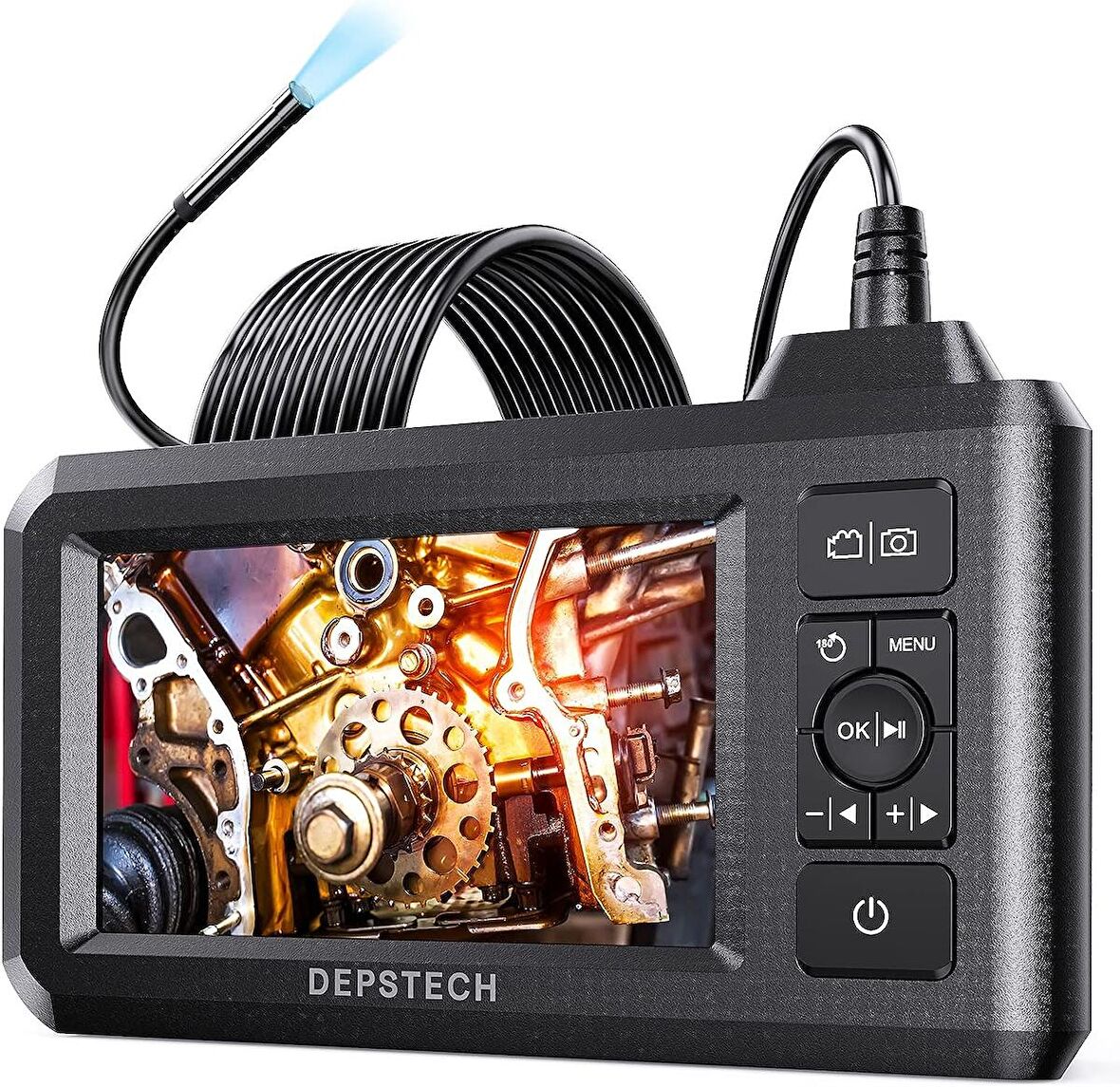 DEPSTECH Endüstriyel Endoskop, 5.5mm 1080P HD Siyah - 5m