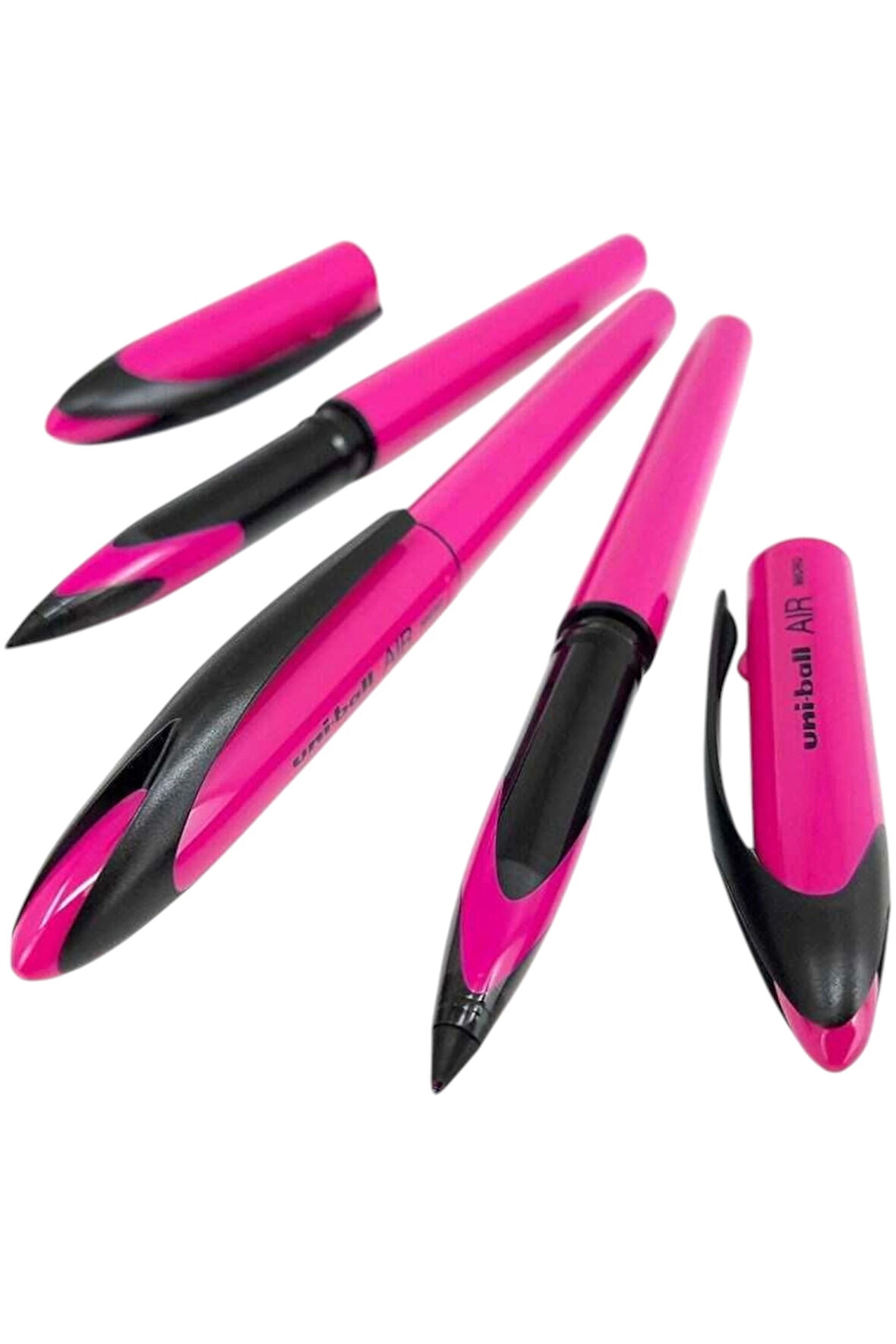 UNİBALL AIR ( 0.5 ) ROLLER KALEM PEMBE( Mavi Mürekkep) ( Üç Adet )
