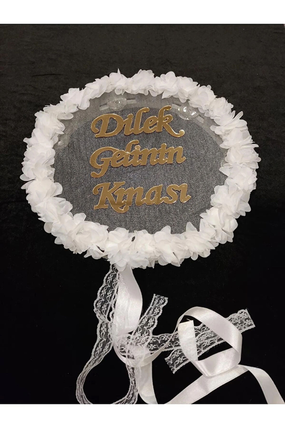  İsme Özel Lazer Güllü Pleksi Süslü Deri Tef Kına Gecesi Gelin Tefi 30 cm Vurmalı Çalgı Müzik Aleti