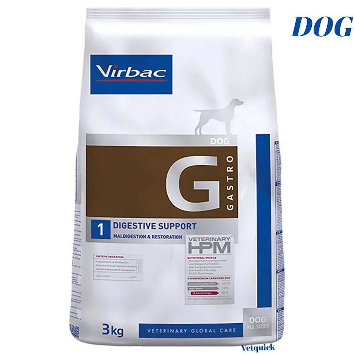 Virbac Digestive Support Köpek Kuru Maması 3 kg  