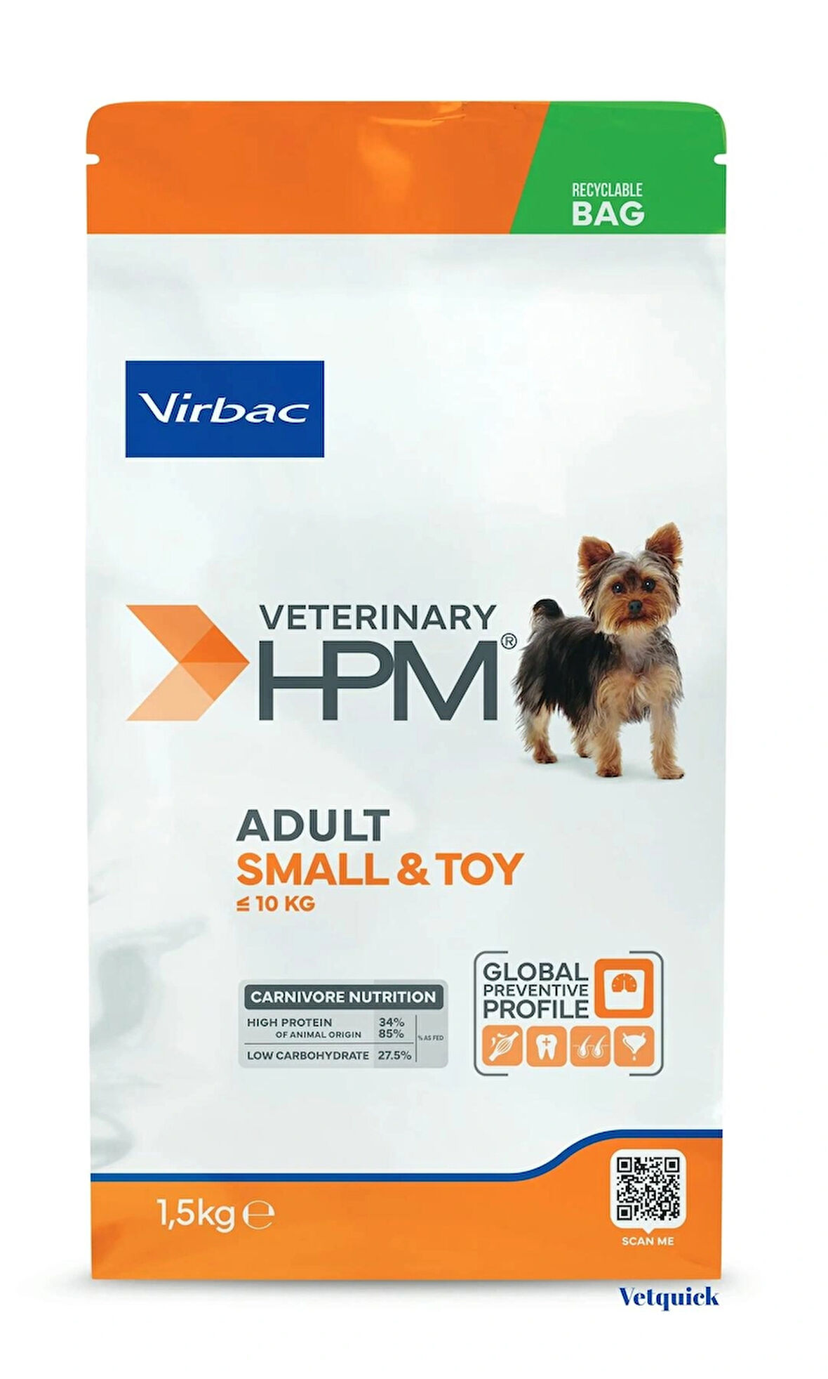 Virbac Baby Small & Toy 1.5 KG Köpek Kuru Maması 