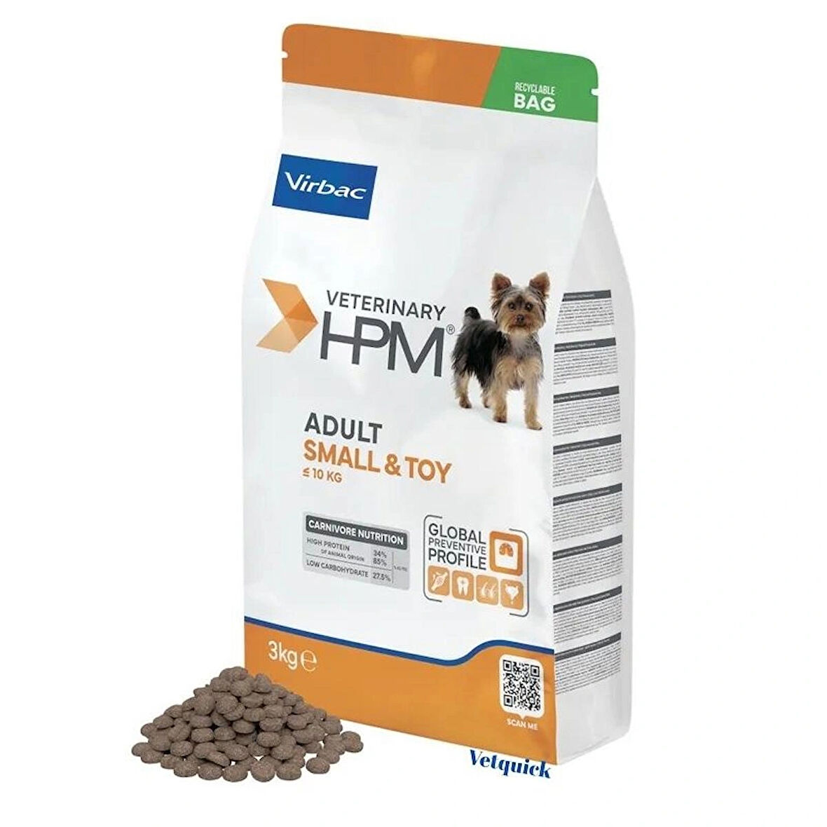 Virbac Adult Small & Toy Köpek Kuru Maması 3 kg 