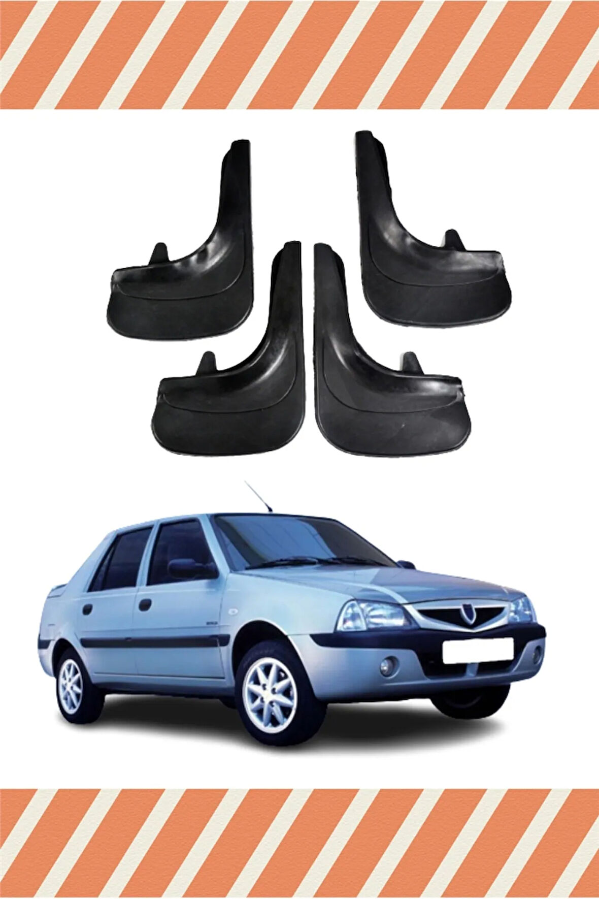 Dacia Solenza uyumlu 4’lü tozluk çamurluk paçalık