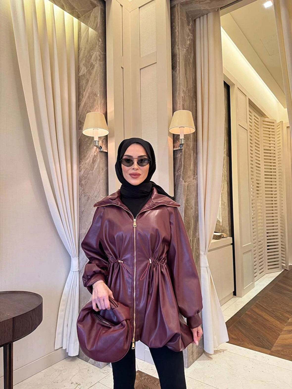 TESETRÜ  BOMBER DERİ CEKET 