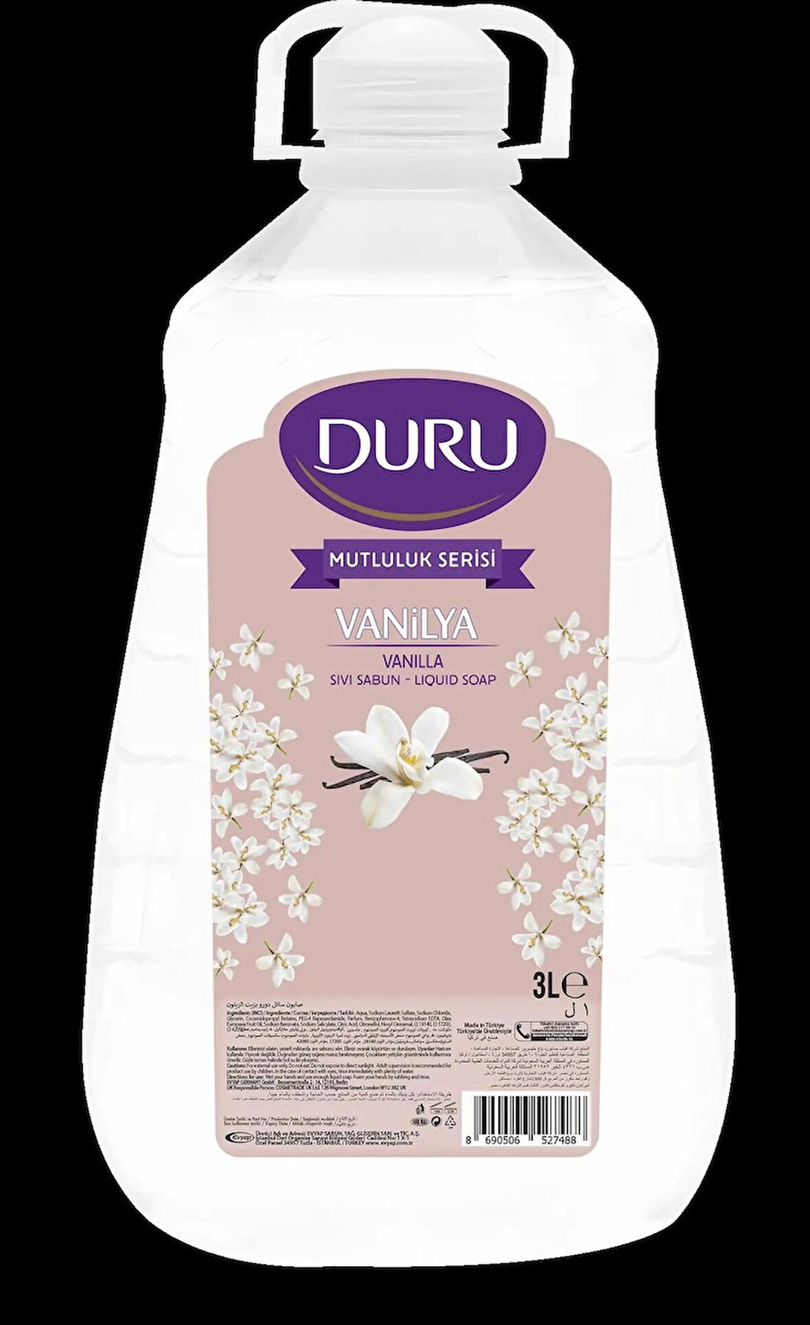 Duru Sıvı Sabun Vanilya 3 Lt