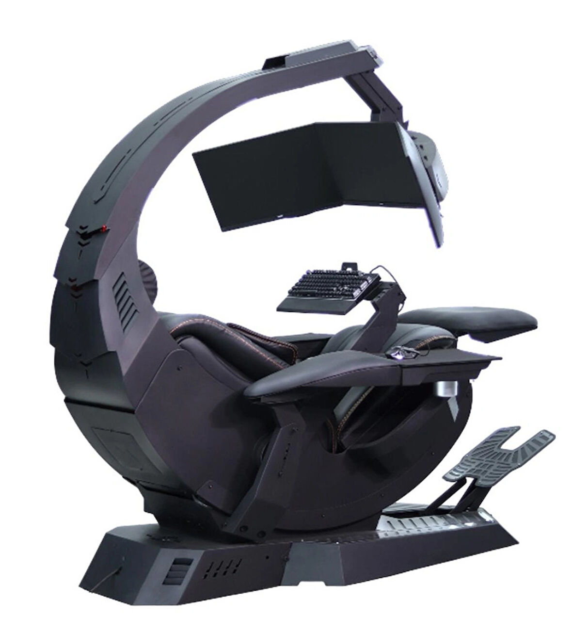 TWISTED MINDS UNICORN 2.0 MANTICORE RGB ELEKTRİKLİ DERİ DÖŞEME ÇELİK PROFESYONEL GAMING SIMULATOR