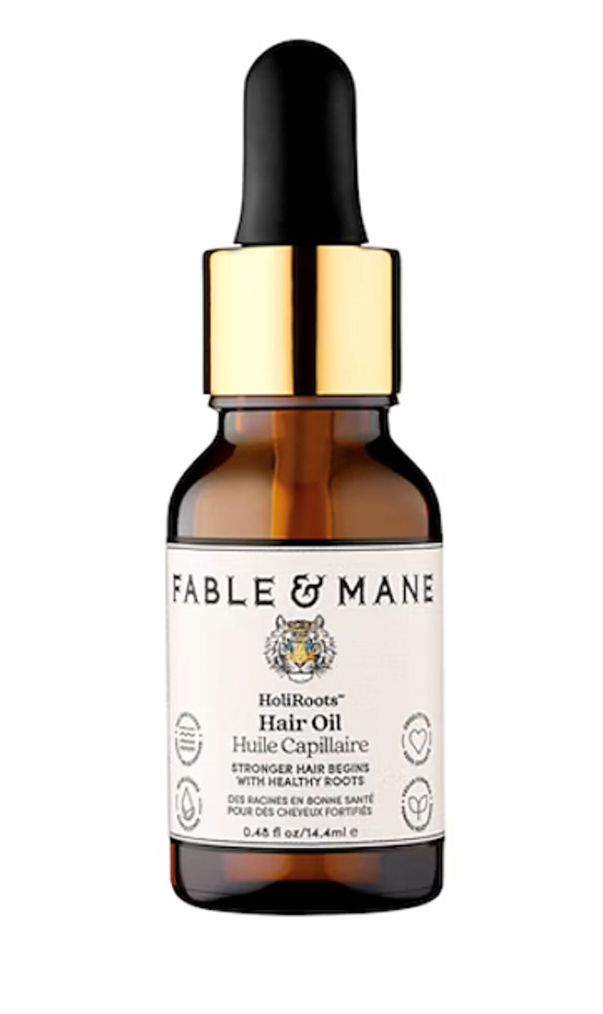 Fable & Mane Holiroots - Güçlendirici Saç Yağı 14.4 Ml