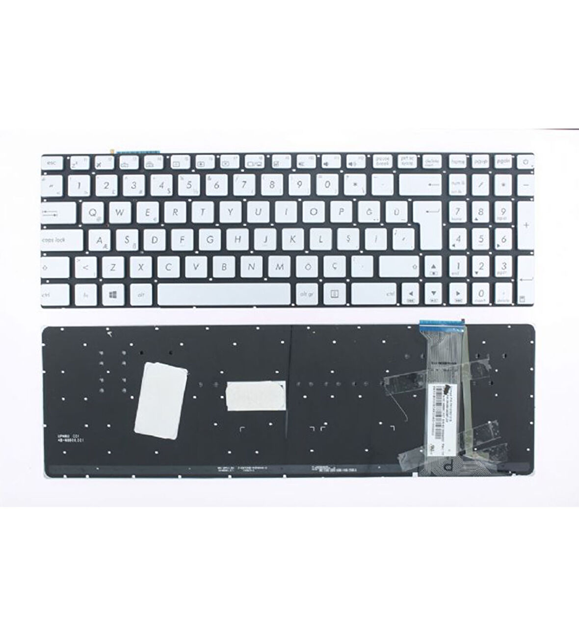 Asus G771J Klavye Silver Işıklı