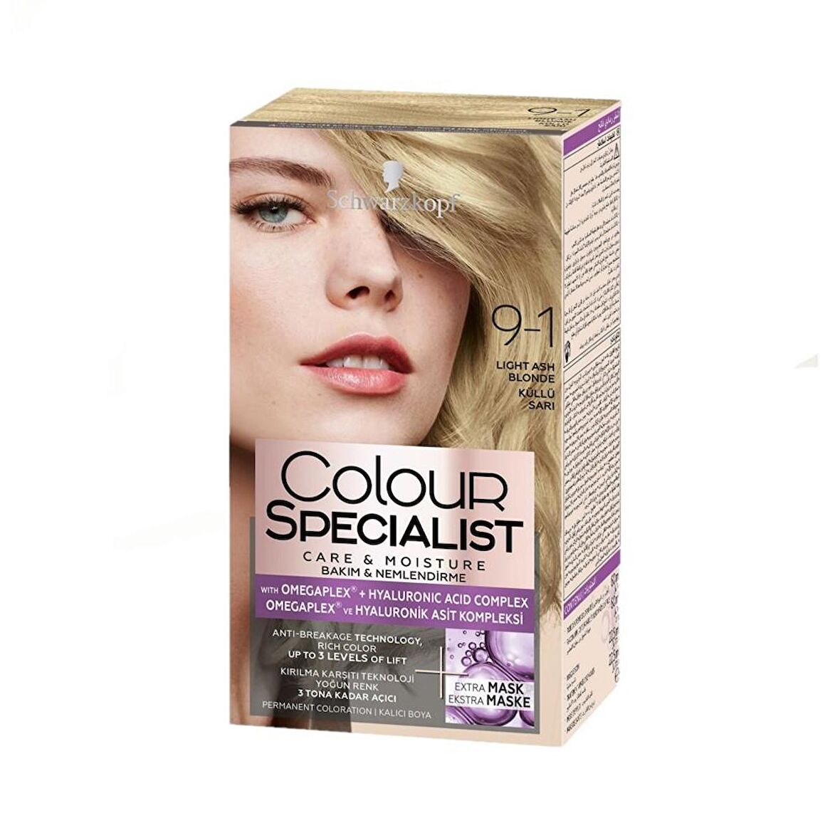 Schwarzkopf Colour Specialist Saç Boyası 9-1 Küllü Sarı 150 Ml