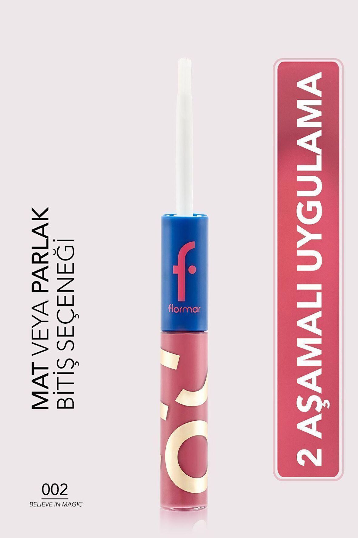 Flormar Parlatıcılı Mat Likit Ruj - Festival Spirit Lsk. -002 Belıeve In Magıc-8682536045339