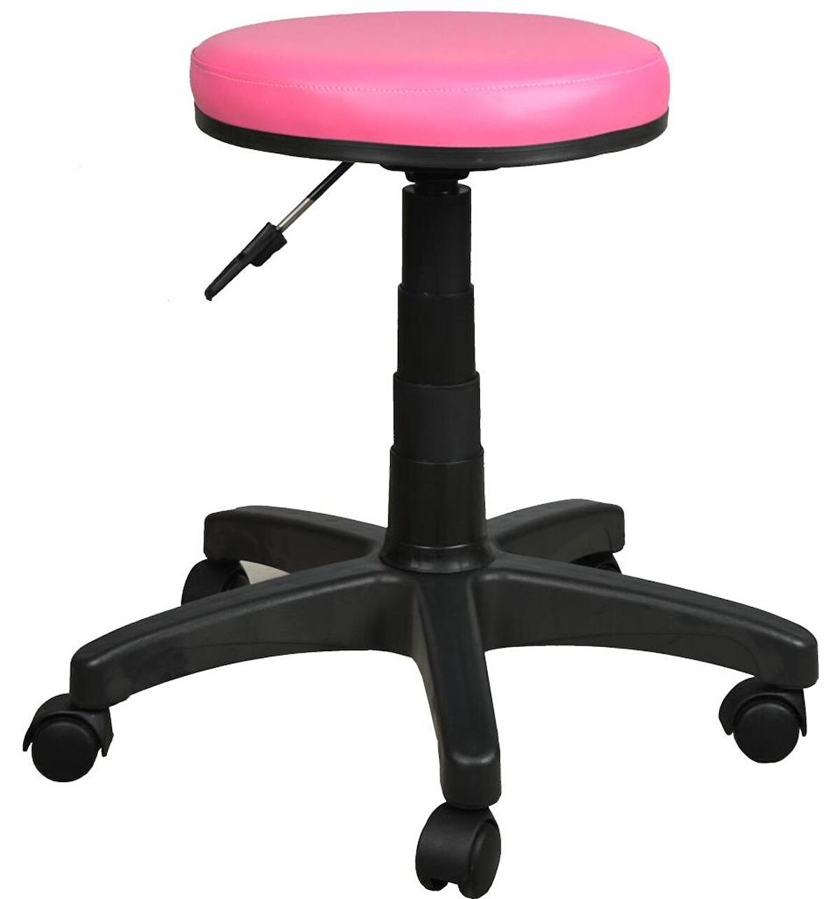 Bürocci Plastik Ayaklı Tabure-Pembe-2999G0120