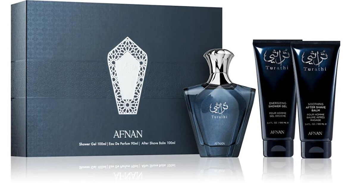 Afnan Turathi  Blue 90 ml Erkek Parfüm Seti 