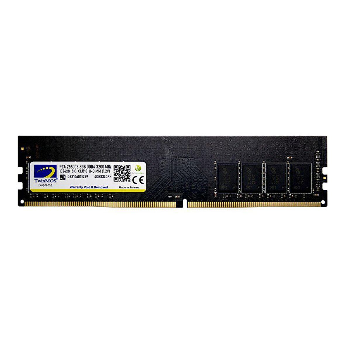 TWINMOS 8GB DDR4 3200MHZ PC RAM MDD48GB3200D