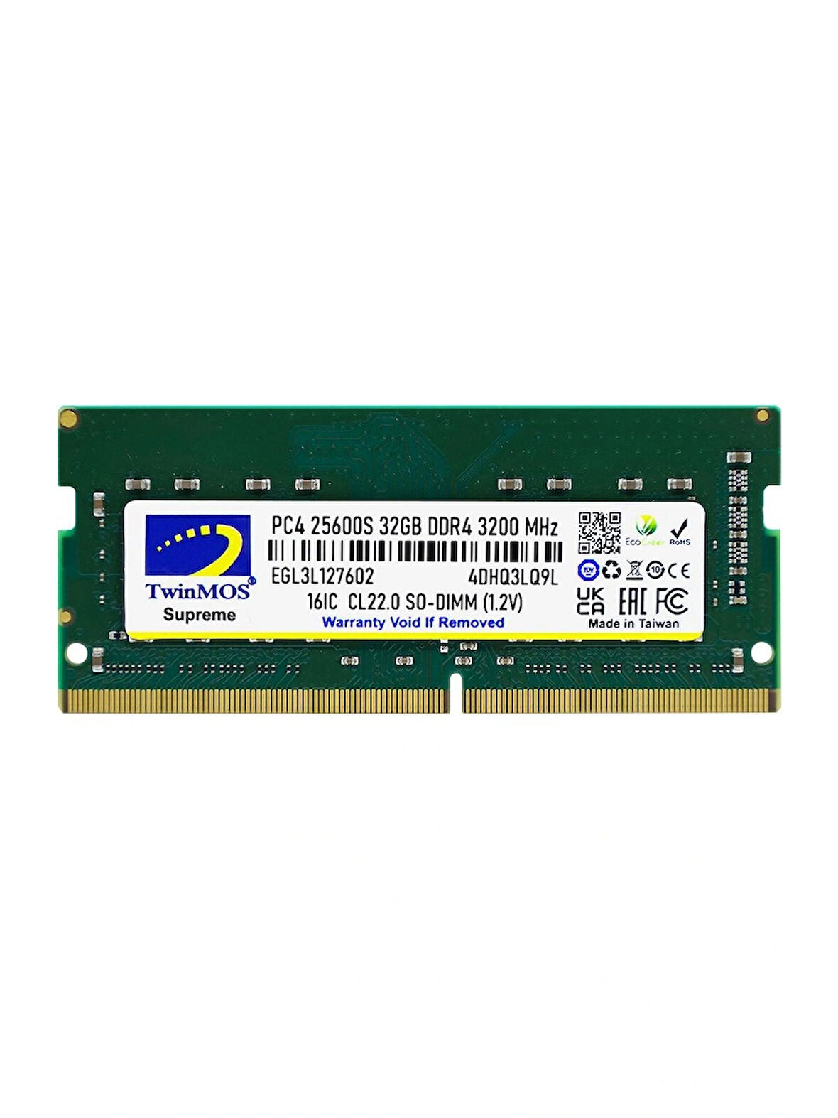 Twinmos DDR4 32GB 3200MHz Notebook Ram