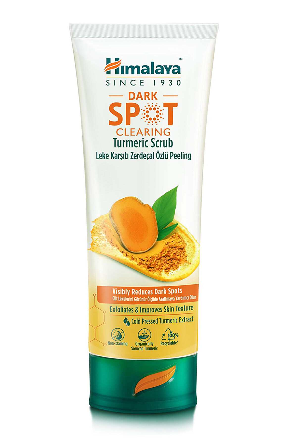 Dark Spot Clearing Leke Karşıtı Zerdeçal Özlü Yüz Peeling Scrub 75 ml