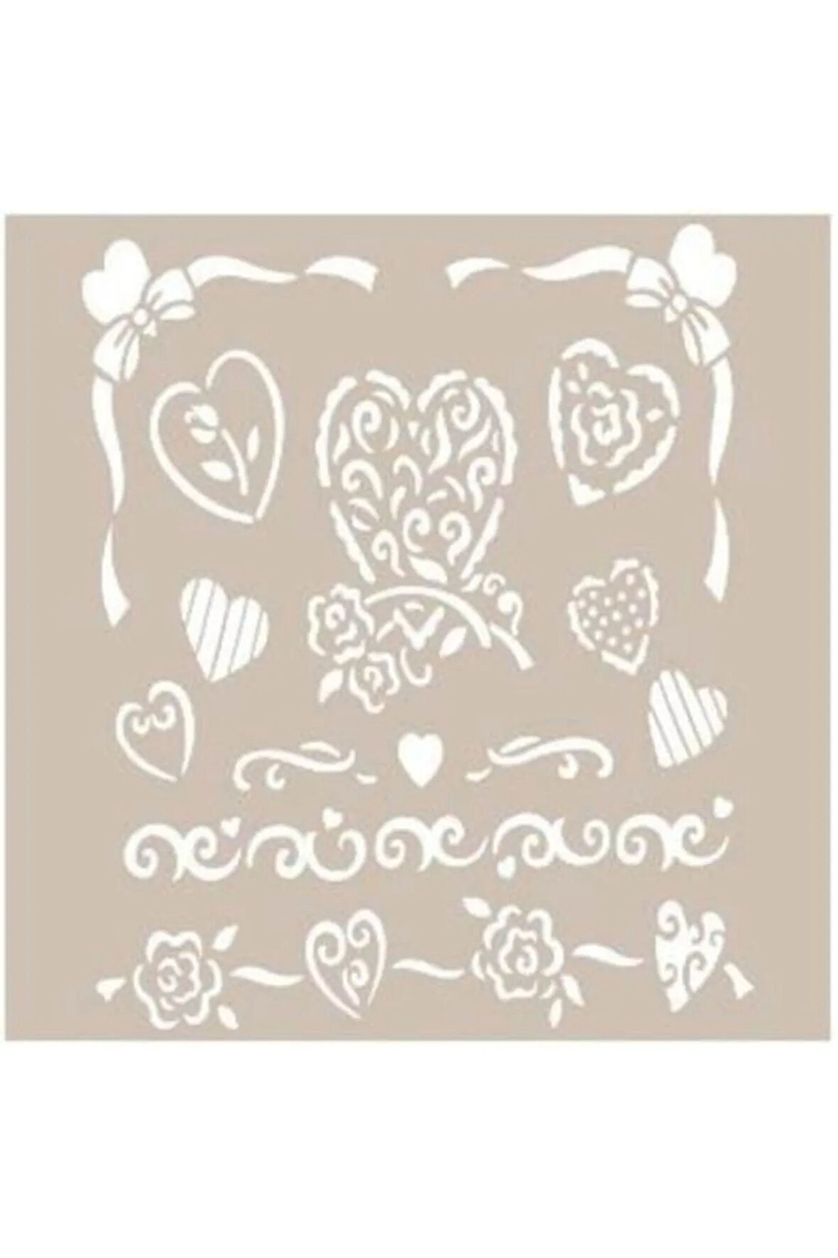 As424 Stencil Şablon 21x29 Cm