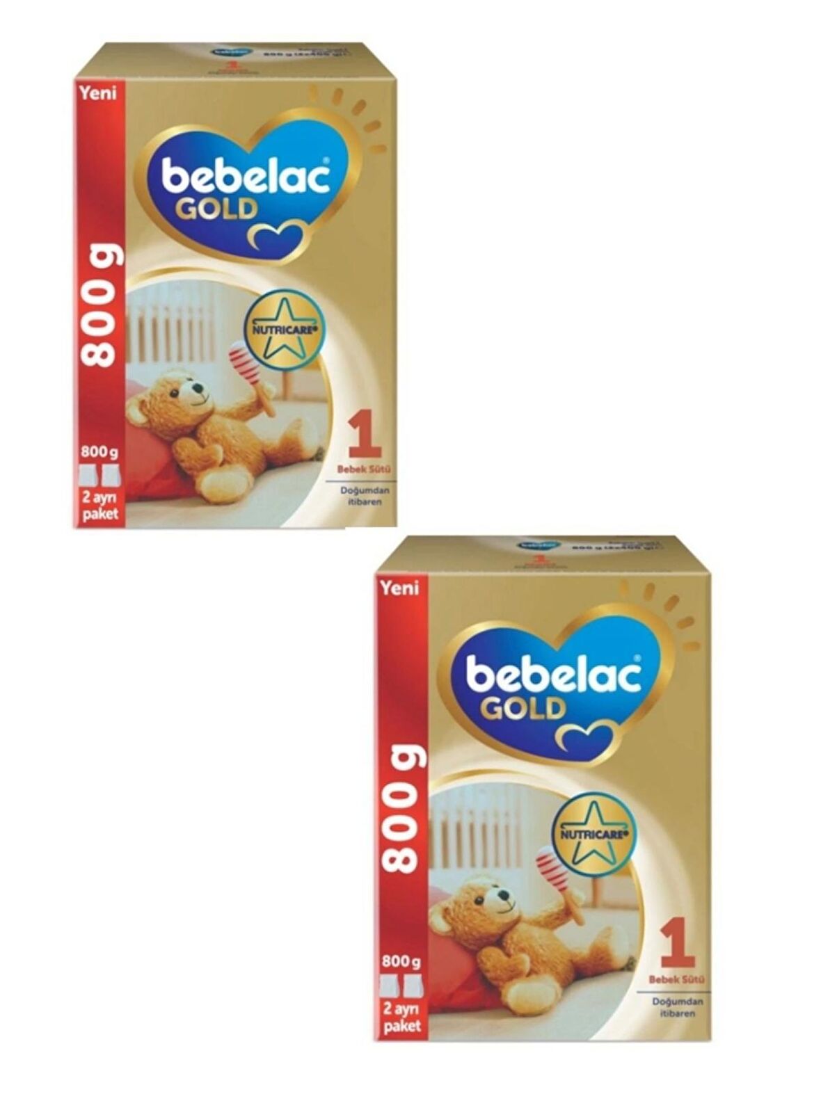 Bebelac Gold 1 Numara 800 gr x 2 Adet Avantaj Paketi