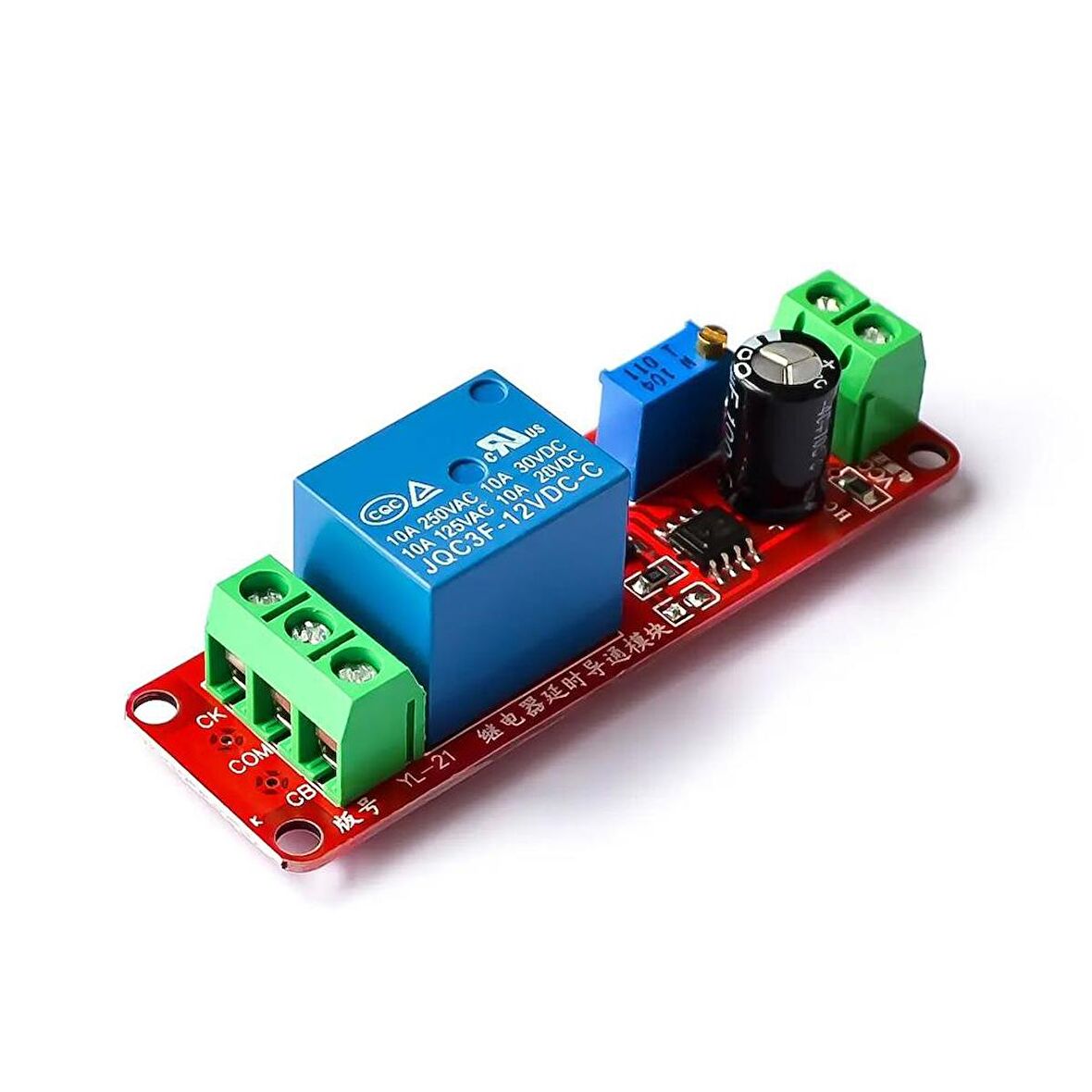 12v Ayarlanabilir Gecikme Zamanlayıcılı Röle Modülü