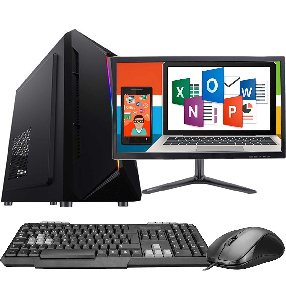 Oleas WK111 I5-4590 8 GB 128 GB SSD 21,5" Masaüstü Bilgisayar